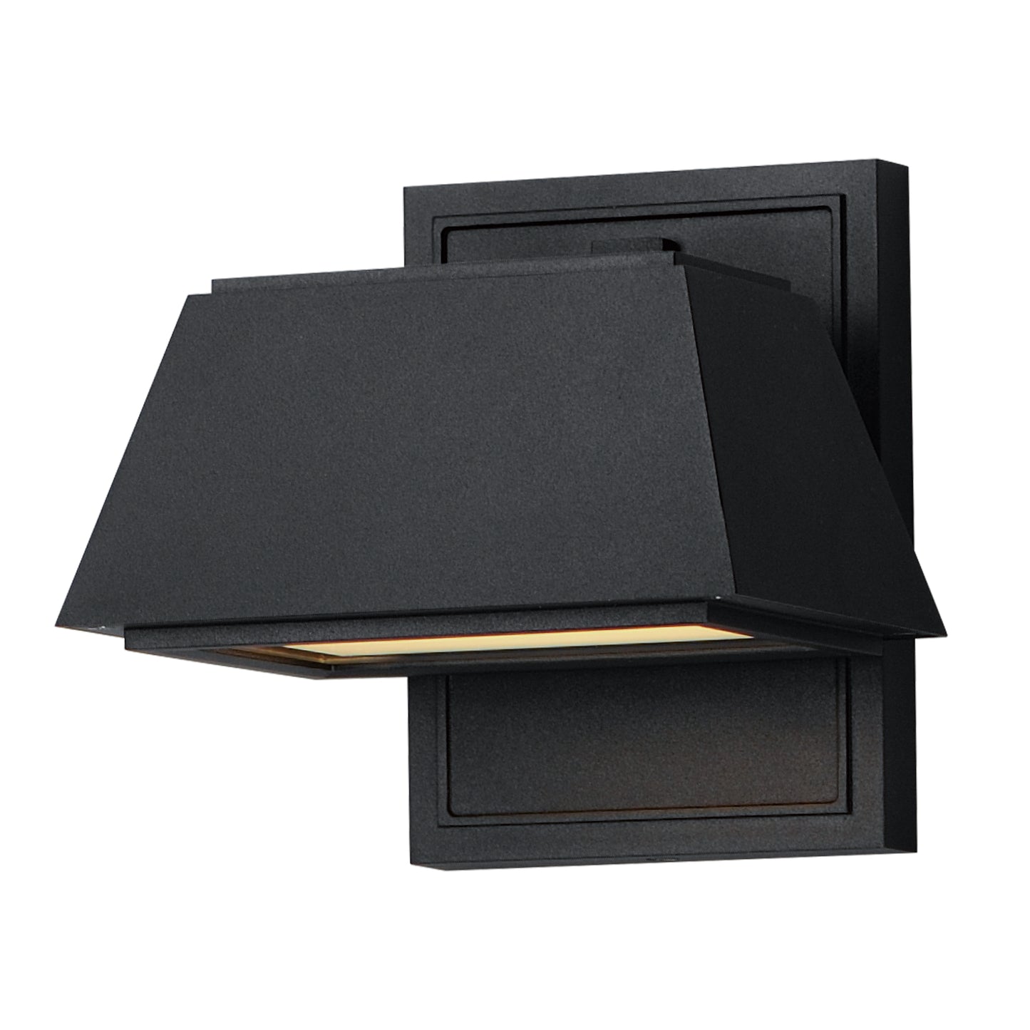 52129BK - Mansard 6.25" Outdoor Wall Sconce - Black