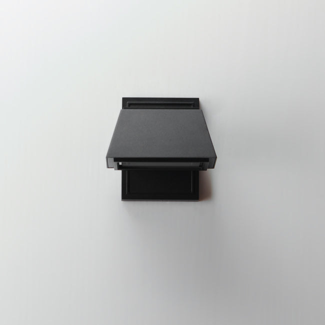 52129BK - Mansard 6.25" Outdoor Wall Sconce - Black