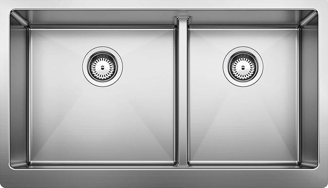 Quatrus R15 33" Farmhouse Apron-Front, Stainless Steel Kitchen Sink
