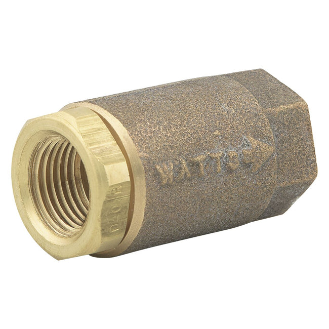 0555175 - 1/2 In Lead Free Brass Silent Check Valve, PTFE Seat
