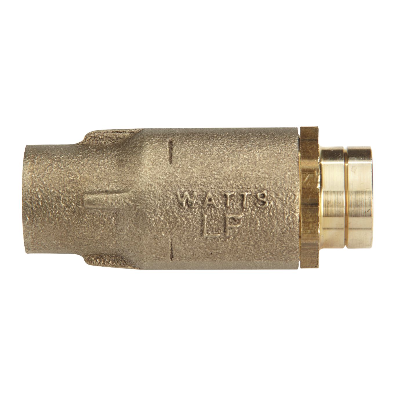 0555183 - 1 In Lead Free Brass Silent Check Valve, Viton Disc, Solder End Connections