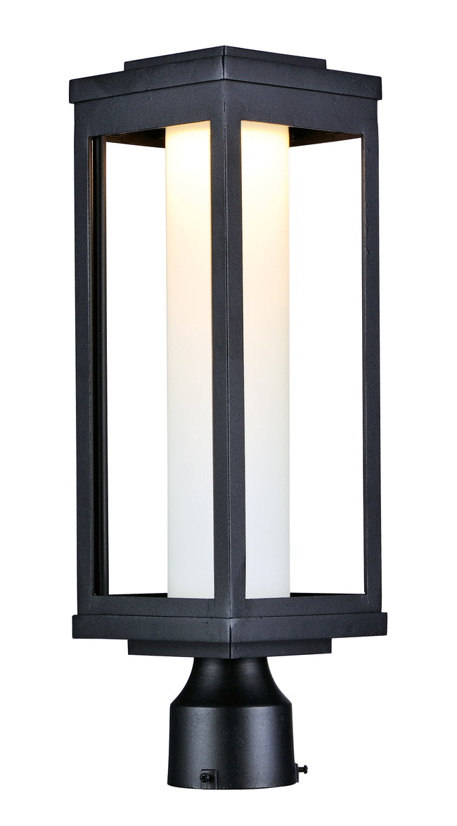 55900SWBK - 1 Light Salon LED 20" Post Light - Black