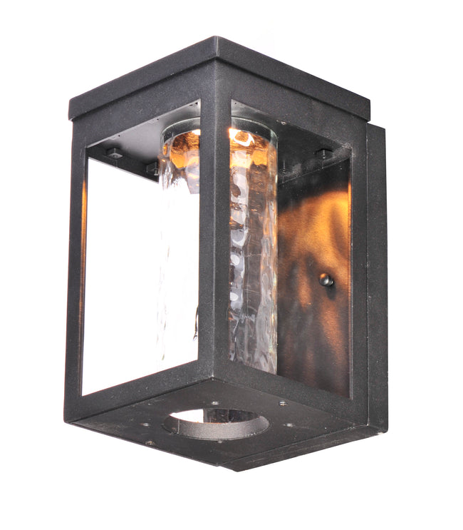 55902WGBK - Salon LED 10" Outdoor Wall Sconce - Black