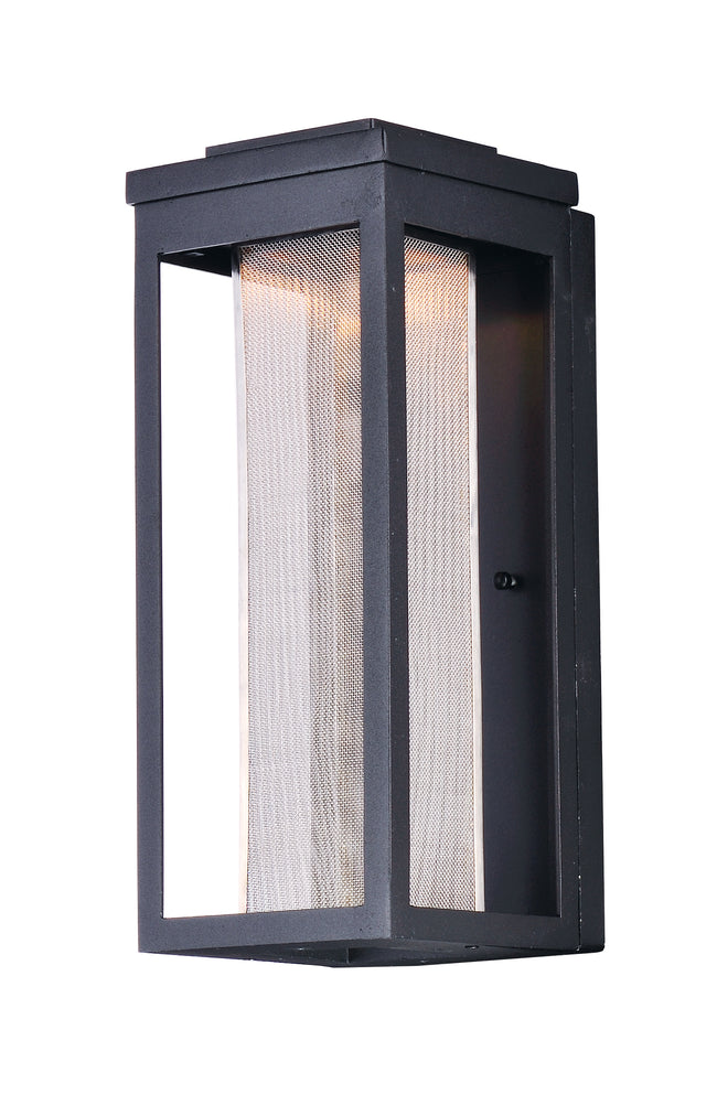 55904MSCBK - Salon LED 15" Outdoor Wall Sconce - Black