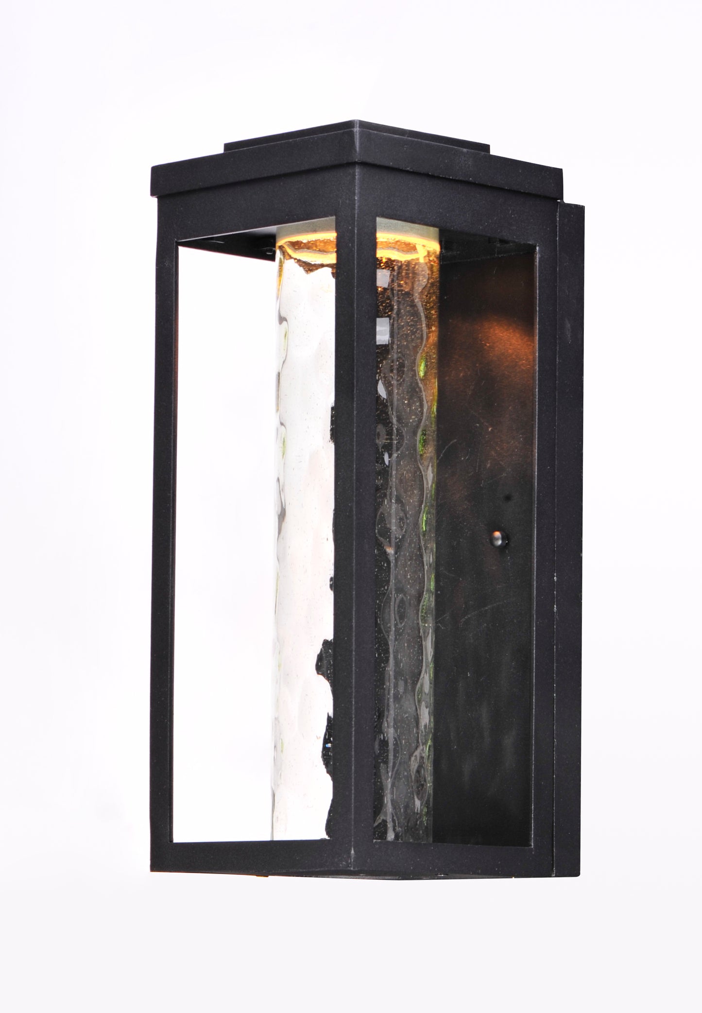 55904WGBK - Salon LED 15" Outdoor Wall Sconce - Black
