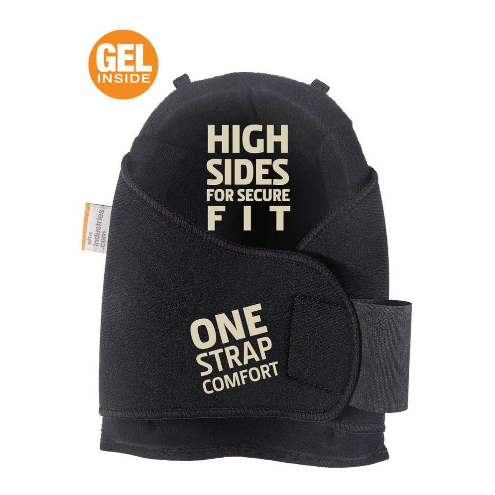 ALTA 56200 - AltaGUARD - ONE STRAP HARD CAP Knee Pads, Neoprene w/ Gel Inserts