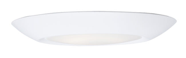 57652WTWT - Diverse 7.5" Semi Flush Mount Ceiling Light - White