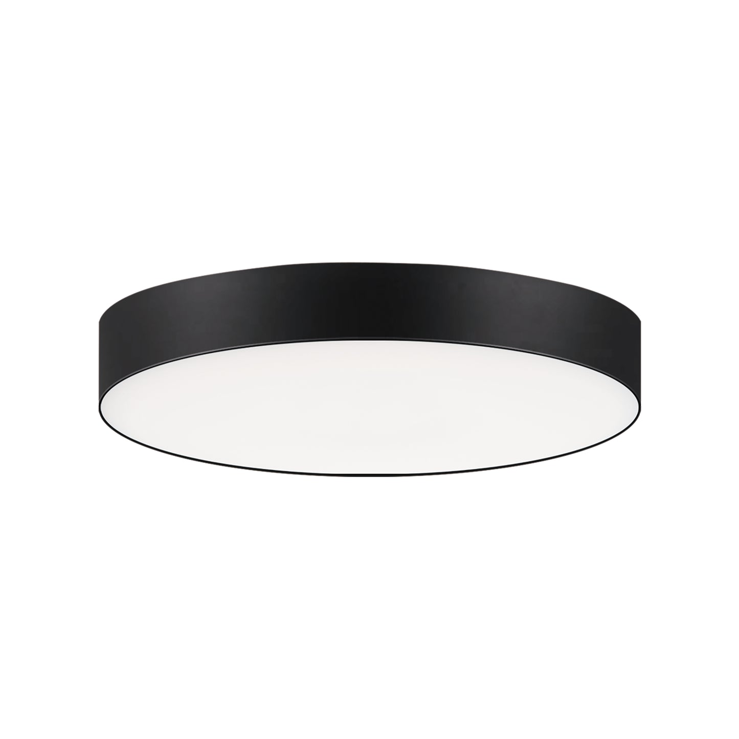 57880WTBK - Trim - 0-10 V 5" Semi Flush Mount Ceiling Light - Black