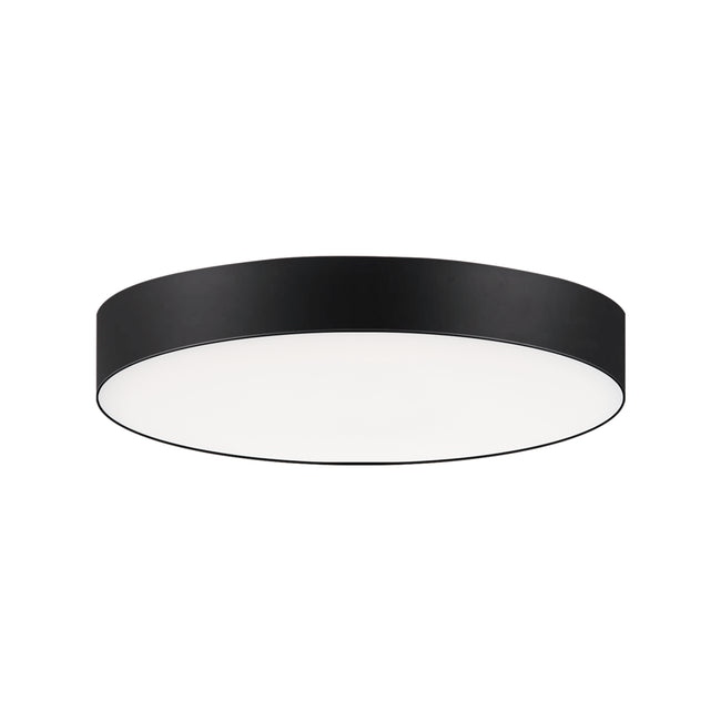 57880WTBK - Trim - 0-10 V 5" Semi Flush Mount Ceiling Light - Black