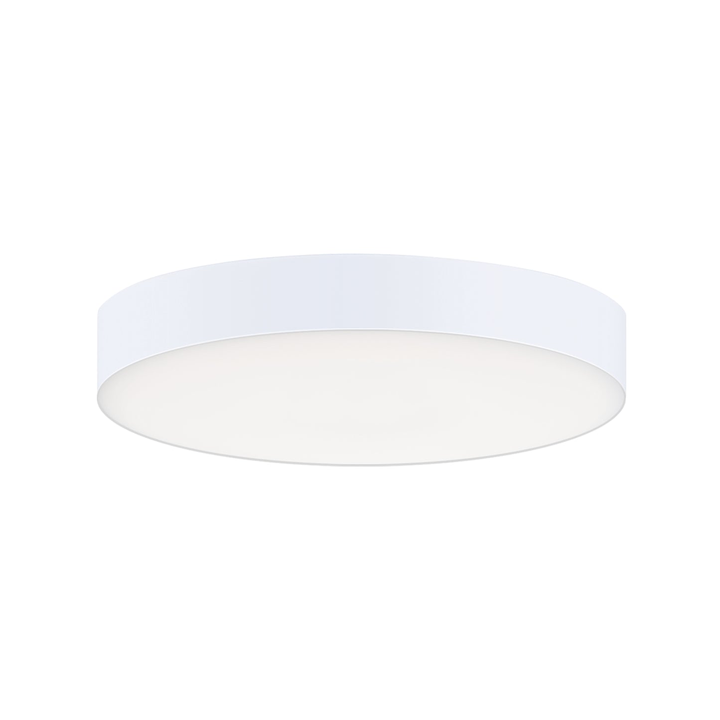57880WTWT - Trim - 0-10 V 5" Semi Flush Mount Ceiling Light - White