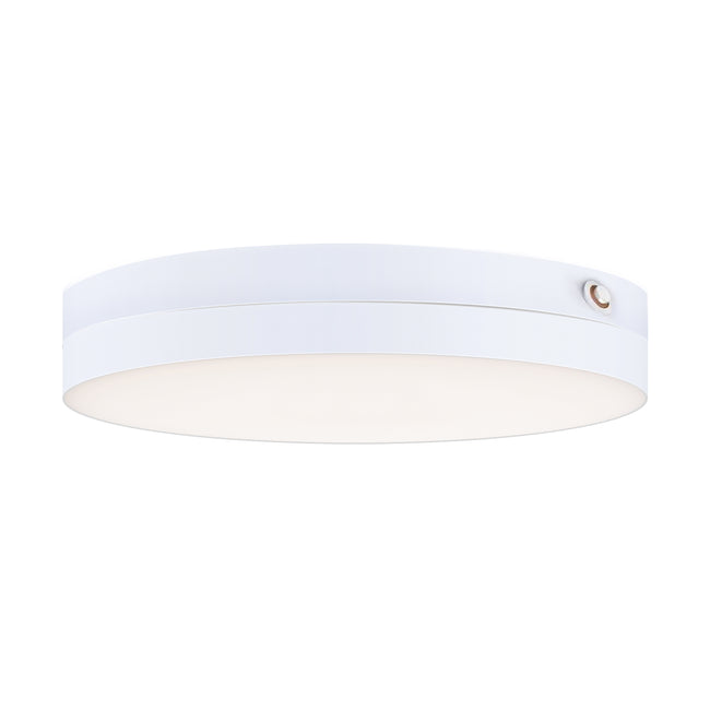 57894WTWT - Trim - 0-10 V 7" Semi Flush Mount Ceiling Light - White