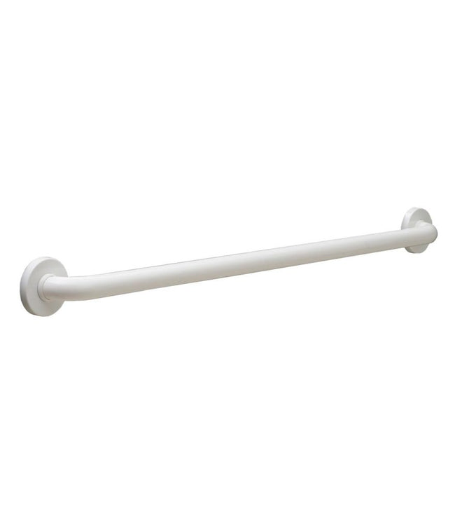 Bobrick 580616x18 - 1-1/4" Diameter 18" Length Vinyl-Coated Grab Bar With Snap Flange