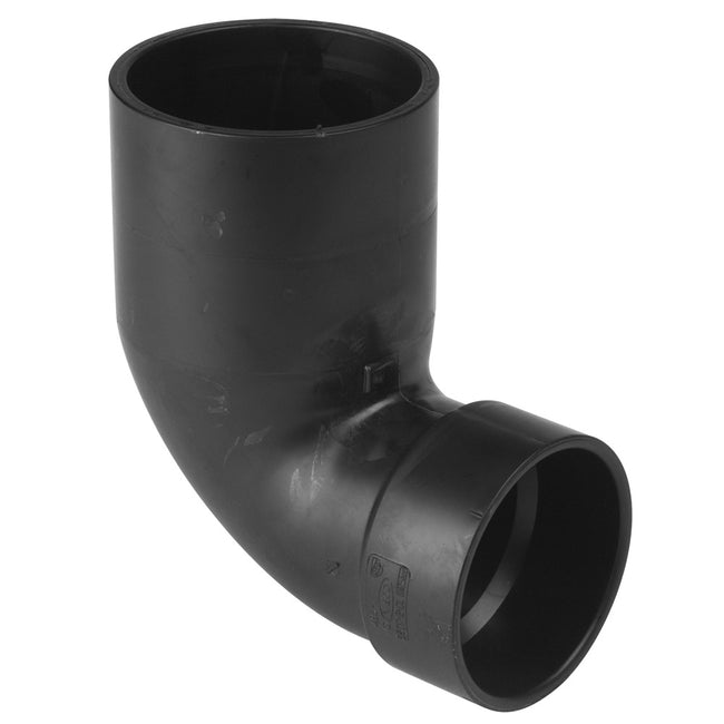 I058270 - 4" x 3" Spigot x Hub ABS DWV 90 Degree Street Closet Elbow, no Cap 58072CL