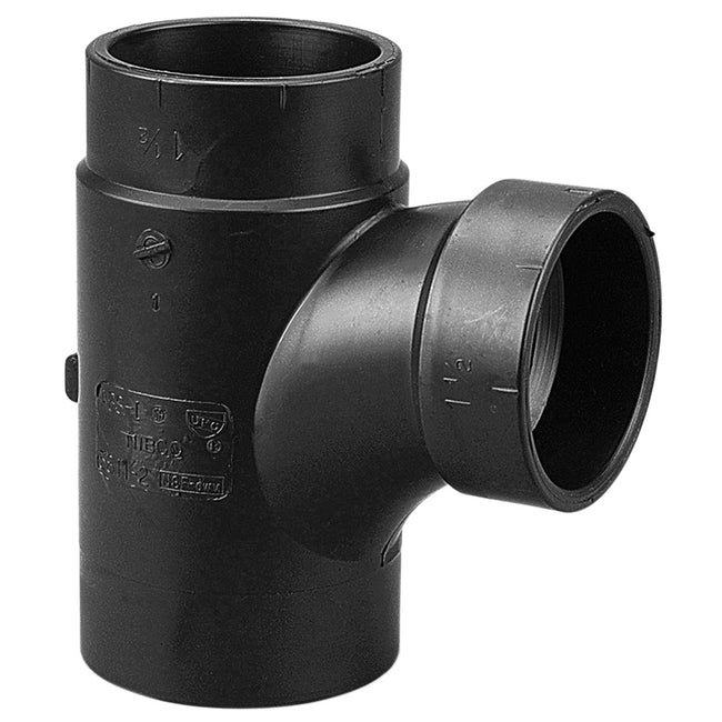 I103050 - 2" Spigot x Hub x Hub ABS DWV Street Tee 58112