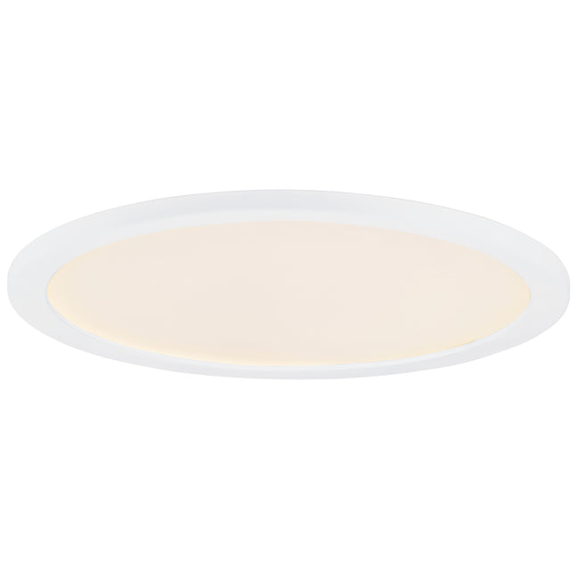 58740WTWT - Wafer 22" Semi Flush Mount Ceiling Light - White