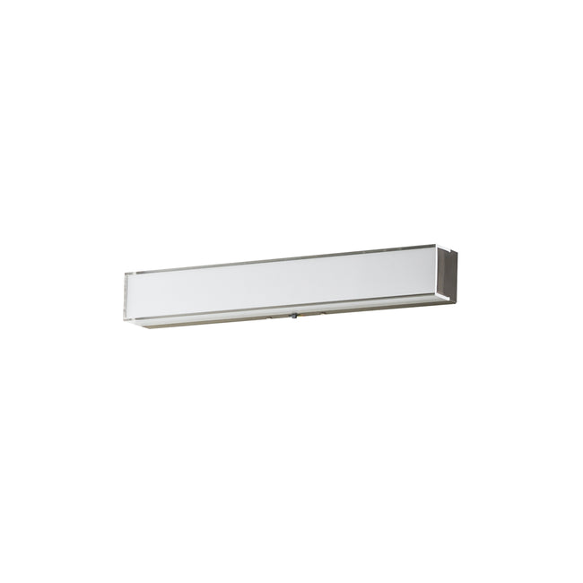 59000CLFTSN - Edge 18" LED Sconce CCT Select - Satin Nickel
