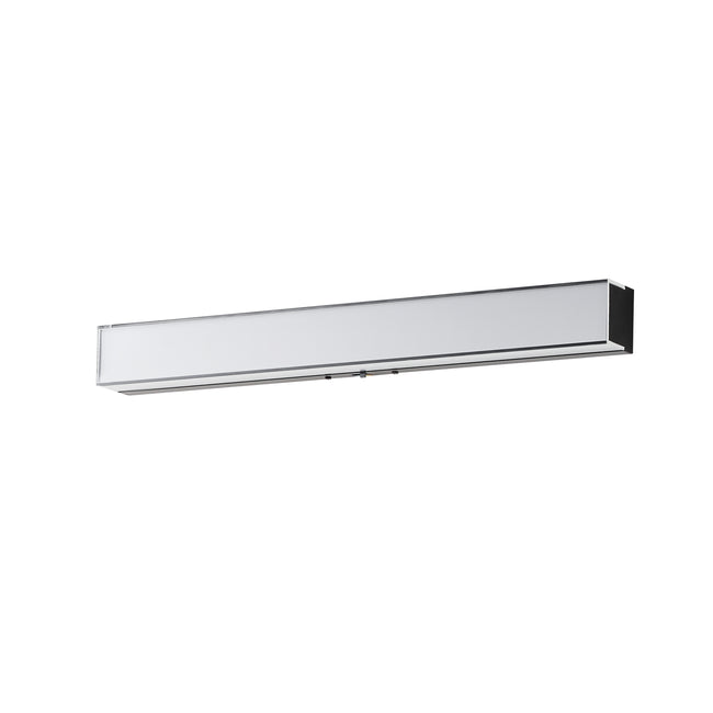 59002CLFTBK - Edge 24" LED Bath Vanity Light CCT Select - Black