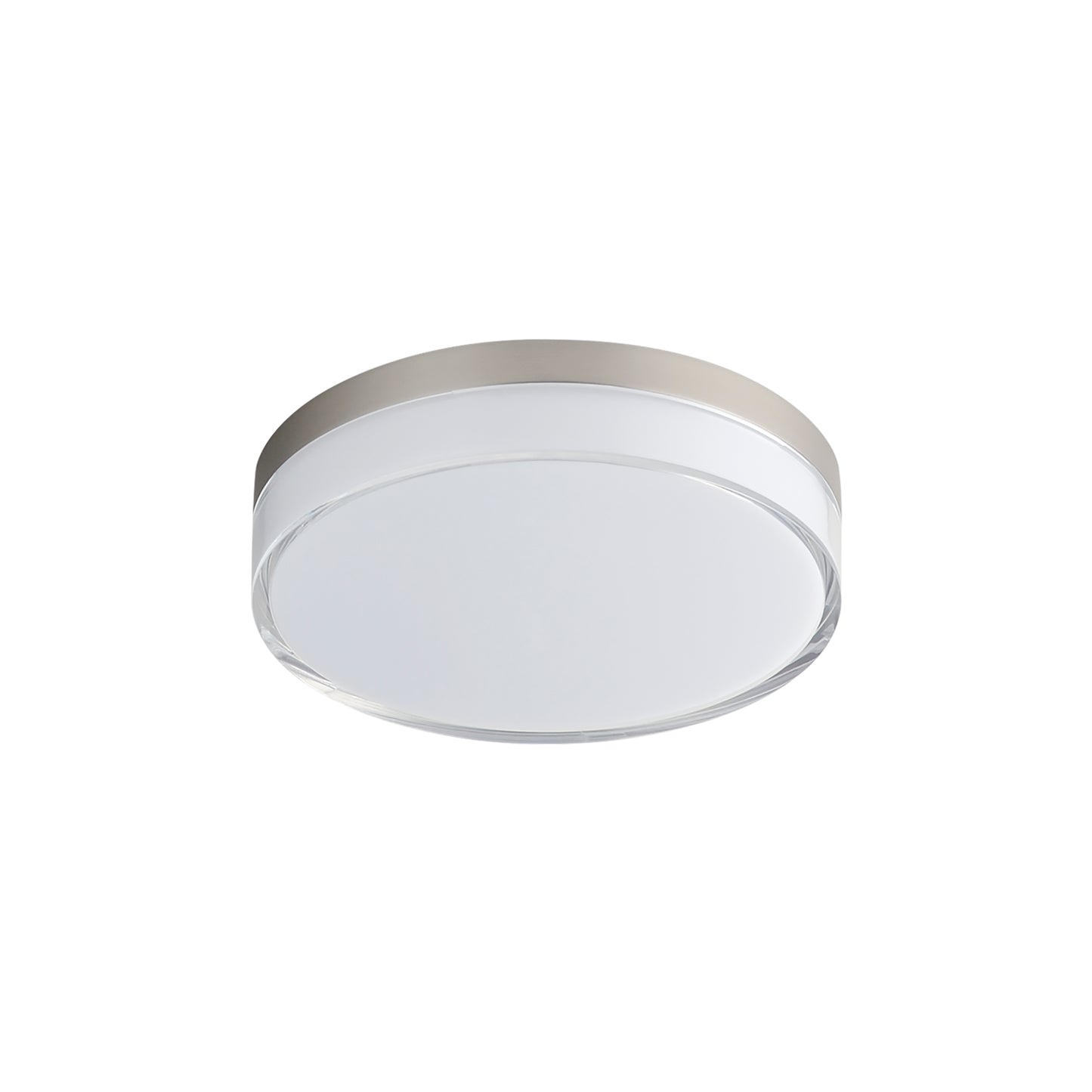 59762CLFTSN - Edge 7" Semi Flush Mount Ceiling Light - Satin Nickel