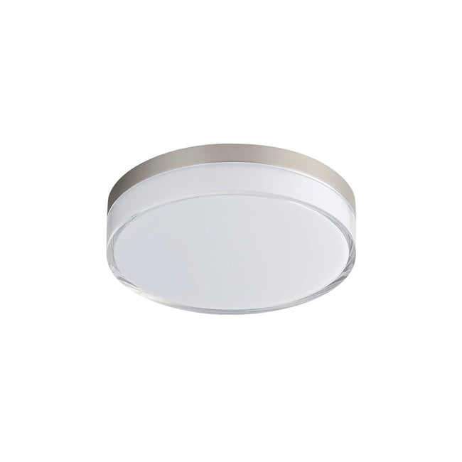 59762CLFTSN - Edge 7" Semi Flush Mount Ceiling Light - Satin Nickel