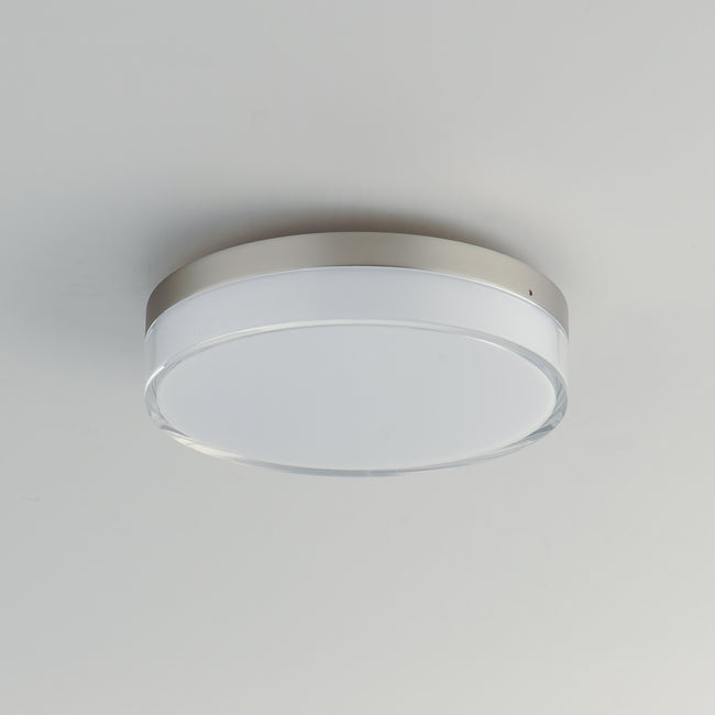 59762CLFTSN - Edge 7" Semi Flush Mount Ceiling Light - Satin Nickel