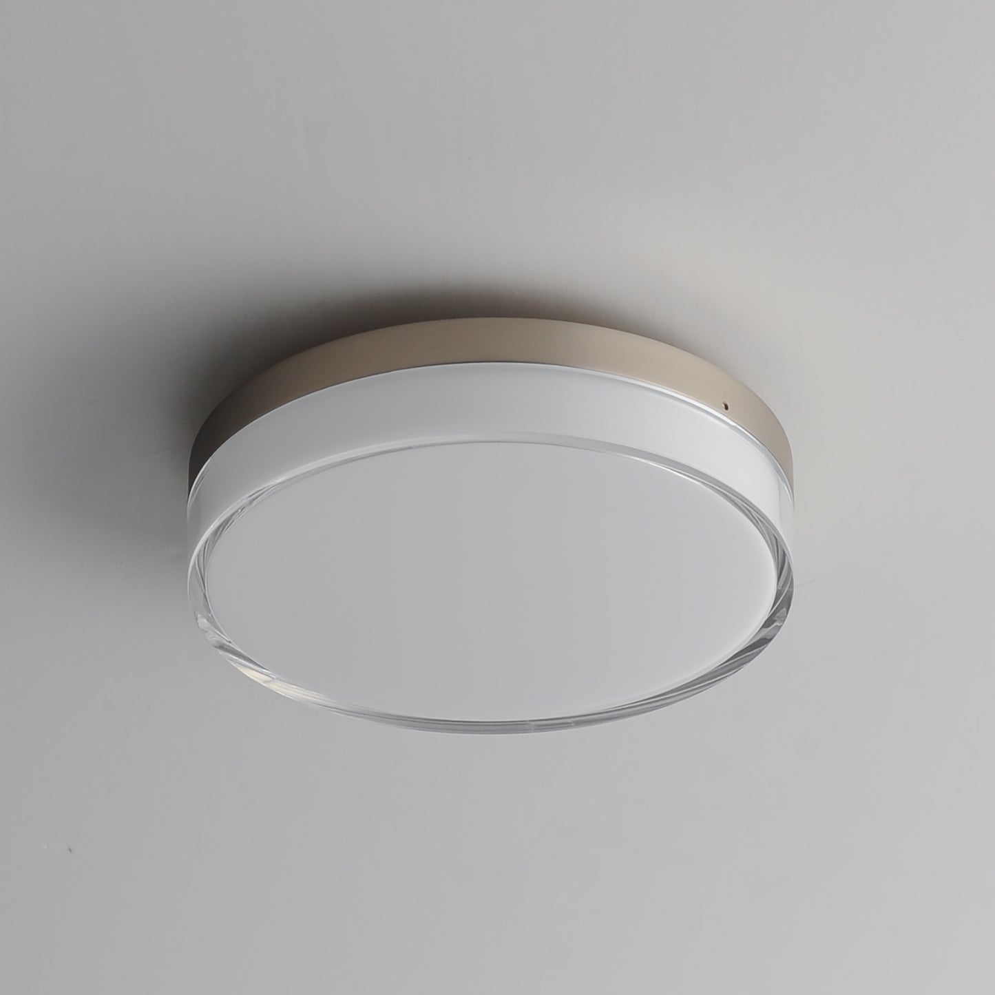 59762CLFTSN - Edge 7" Semi Flush Mount Ceiling Light - Satin Nickel
