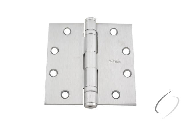 5BB1412652 - 4-1/2" x 4-1/2" Five Knuckle Ball Bearing Standard Weight Hinge Satin Chr