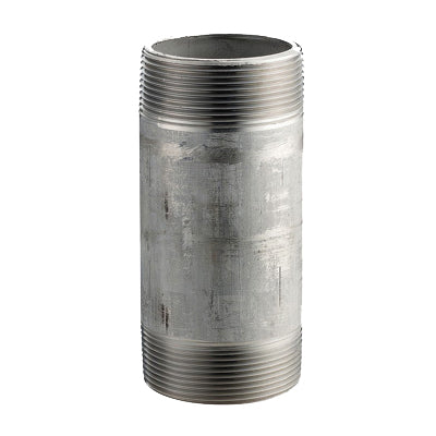 6008-150 - 1/2" x 1-1/2" L Threaded Pipe Nipple, 316/316L Stainless Steel Schedule 40