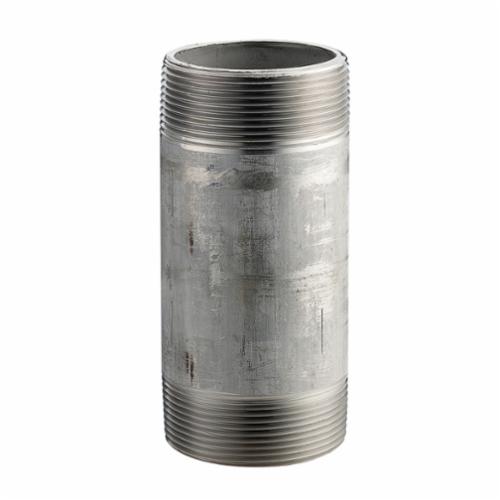6008-500 - 1/2" x 5" L Threaded Pipe Nipple, 316/316L Stainless Steel Schedule 40