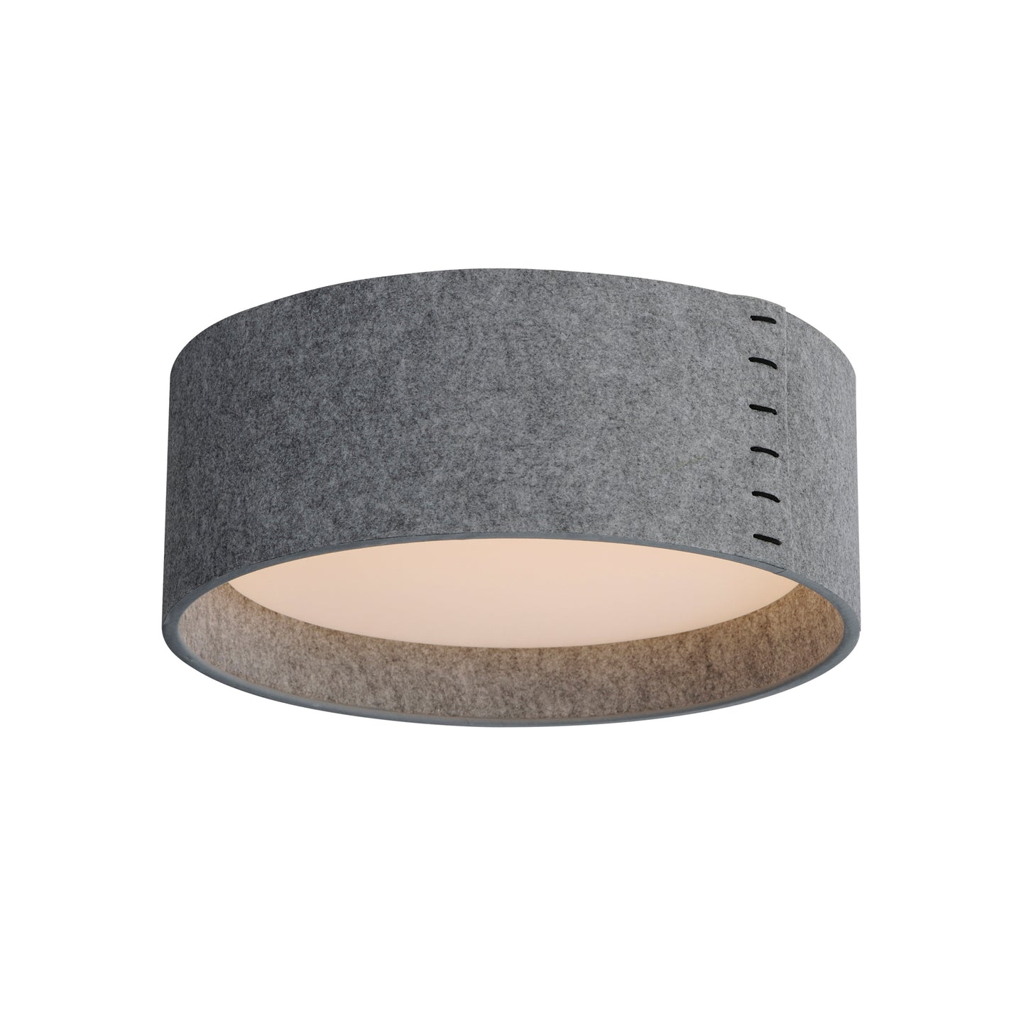 60230GY - Prime 16" Semi Flush Mount Ceiling Light - Gray