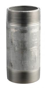 6024-600 - 1-1/2" x 6" Threaded Pipe Nipple, 316/316L Stainless Steel Schedule 40