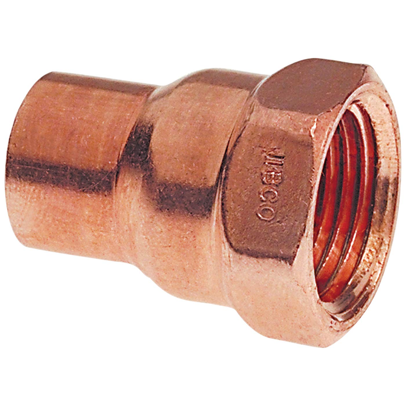 1/2" x 1/4" Adapter C x F - Wrot Copper, 603