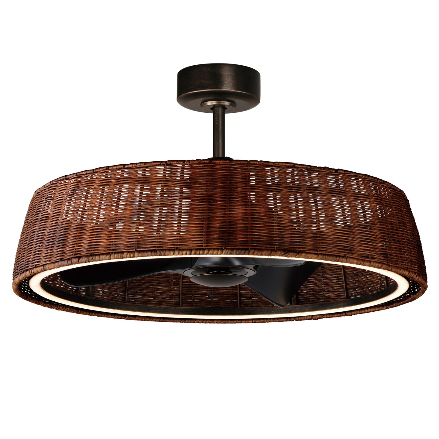 61014NADBZ - Tulum 36" Fandelight - Dark Bronze