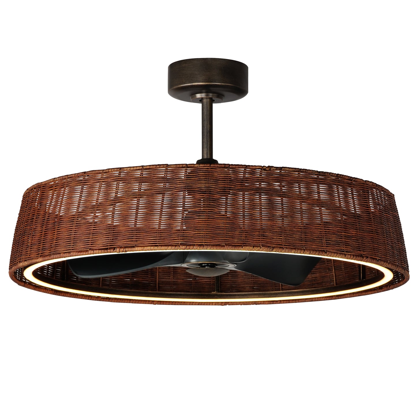 61014RADBZ - Tulum 36" Fandelight - Dark Bronze