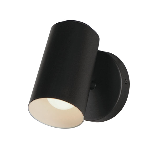 62001BK - Spot Light 6.5" Outdoor Wall Sconce - Black