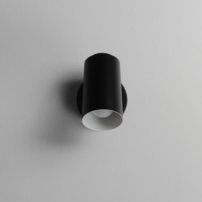62001BK - Spot Light 6.5" Outdoor Wall Sconce - Black