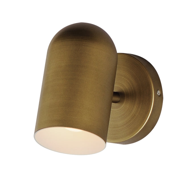 62003NAB - Spot Light 6.5" Outdoor Wall Sconce - Natural Aged Brass