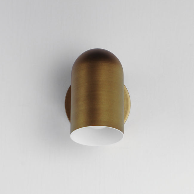 62003NAB - Spot Light 6.5" Outdoor Wall Sconce - Natural Aged Brass