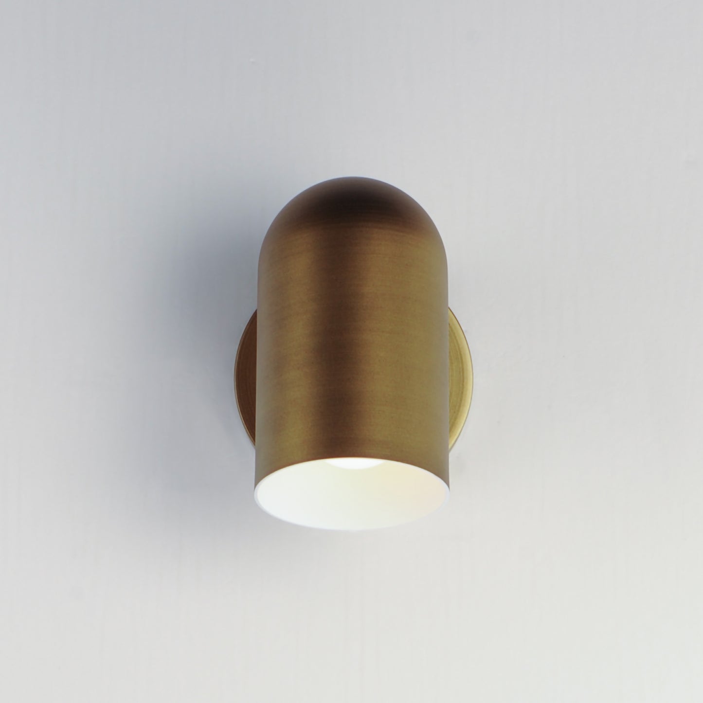 62003NAB - Spot Light 6.5" Outdoor Wall Sconce - Natural Aged Brass