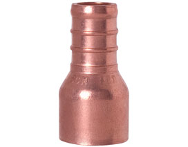 Sioux Chief 644X1 - PowerPEX® ASTM F1807 No Lead Female Sweat Copper Straight Adapters- ⅜" PEX × ½"