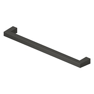 SBP80U19 Modern Square Bar Cabinet Pull with 8" Center to Center Black Finish