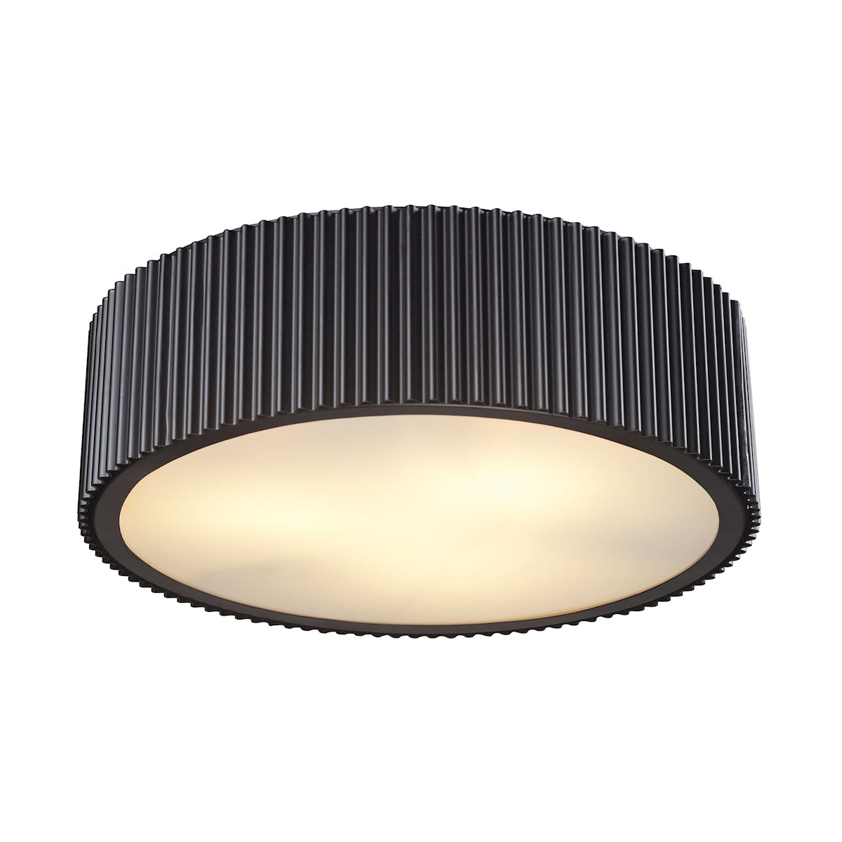 ELK Lighting 66419/3 - Brendon 17" Wide 3-Light Flush Mount in Oil Rubbed Bronze with Diffuser
