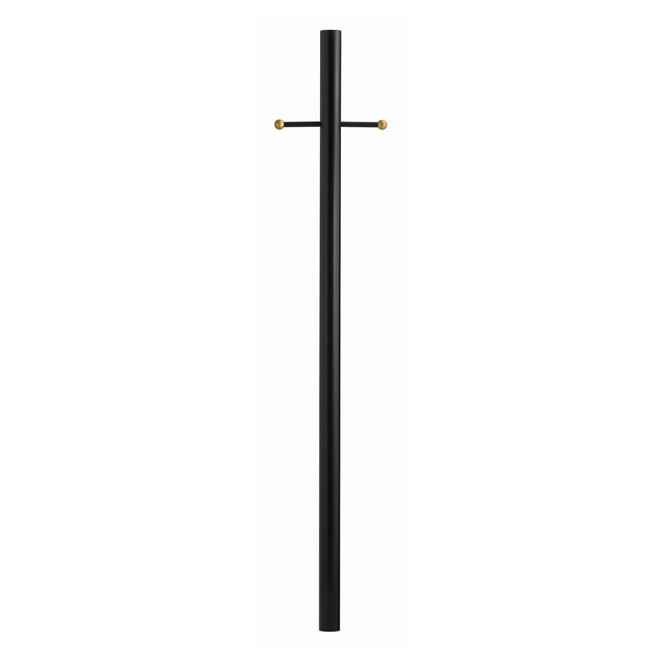 Hinkley 6667TK-Post Direct Burial 3" Wide 7" Direct Burial Post with Accessories Post in Textured Bl