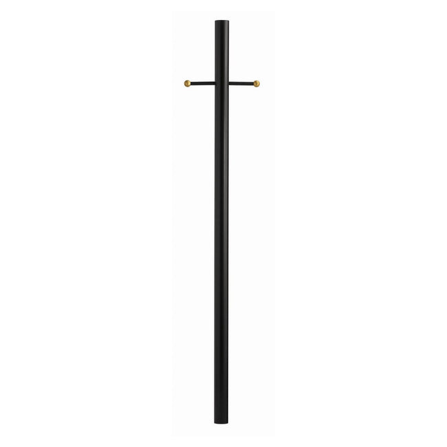 Hinkley 6667TK-Post Direct Burial 3" Wide 7" Direct Burial Post with Accessories Post in Textured Bl