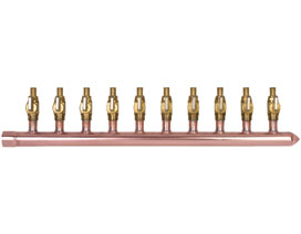 Sioux Chief 672XV0810 - PowerPEX® BranchMaster™ 1" Female Sweat × Spin Closed Trunk 1/2" PEX branche