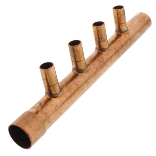 Sioux Chief 678-20442 - Type L Copper Male Sweat x Female Sweat 1 in. Valve Manifold