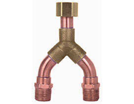 Sioux Chief 695-Y52 - 1/2" FIP Swivel x 1/2" MIP 2-Way Trap Primer Splitter