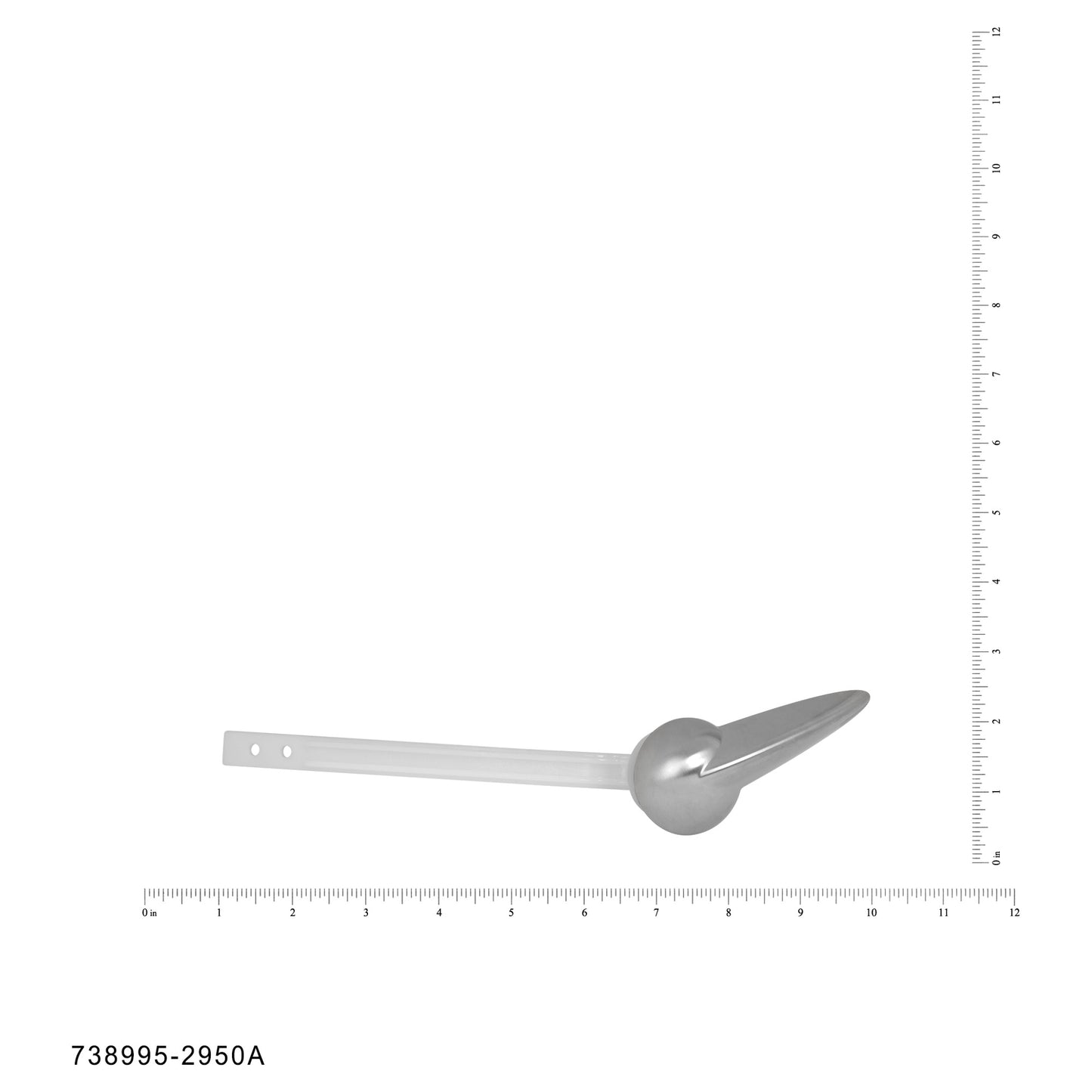 738995-2950A - Champion 4 Left Hand Trip Lever in Satin Nickel