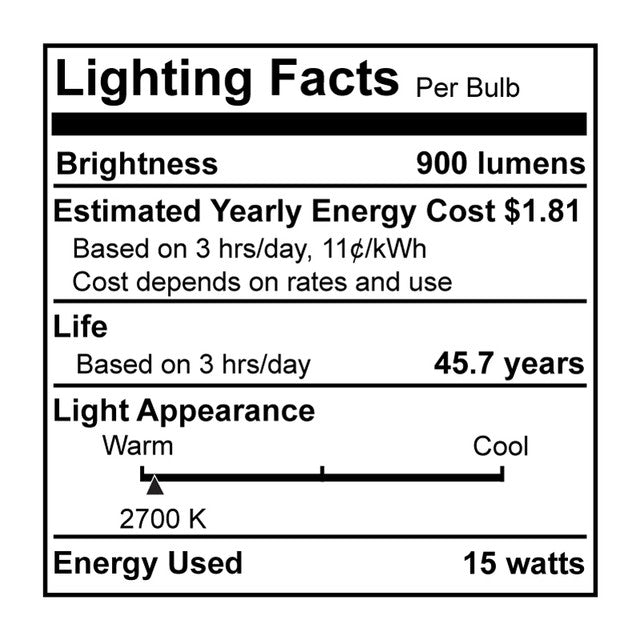773146 - 7" Square Flush Mount LED Ceiling Light - 15 Watt - 2700K