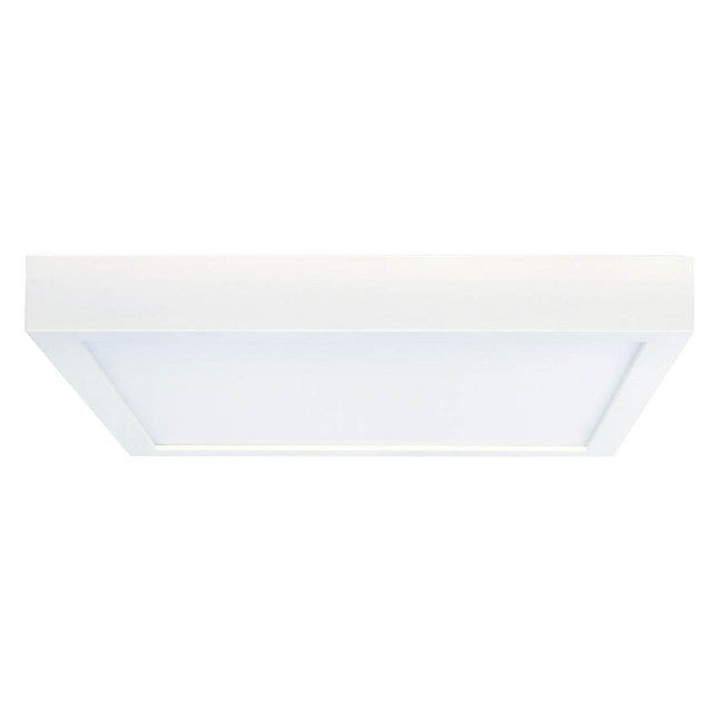 773158 - 9" Square Flush Mount LED Ceiling Light - 20 Watt - 2700K - White