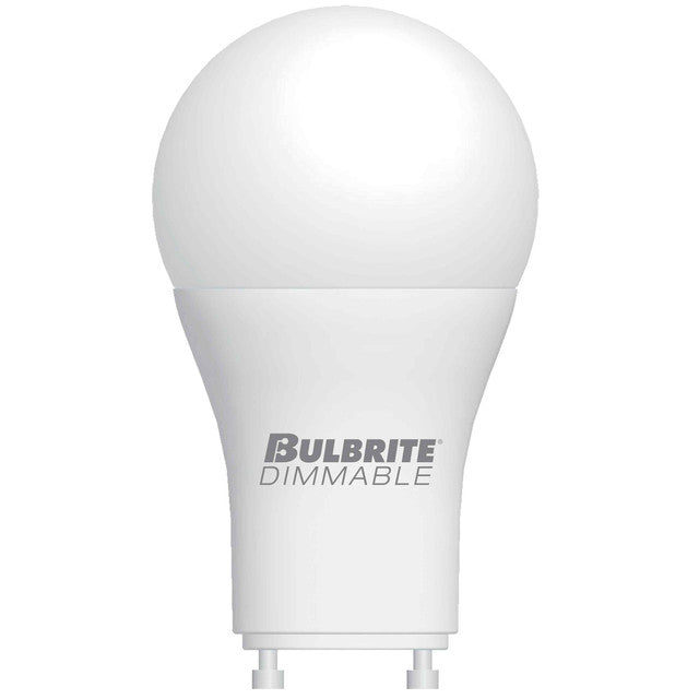 774278 - LED A19 Dimmable GU24 Light Bulb -2700K - 9 Watt - 4 Pack